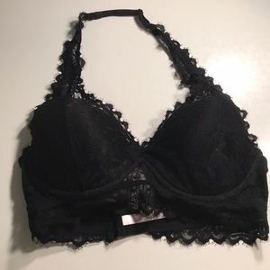 Pink Black Bralette